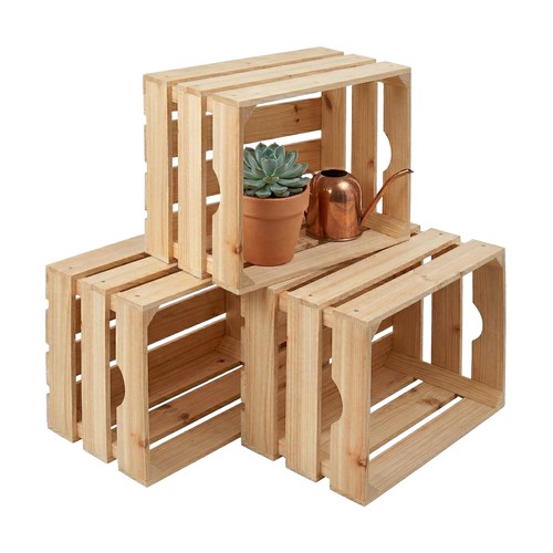Set casse legno - set, 3