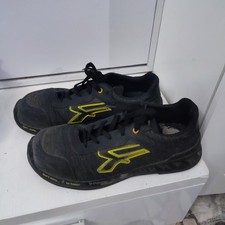 u power scarpa antinfortunistiche colore nero Con Logo Giallo Punta In Ferro 