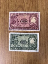 LOTTO 2 BANCONOTE : 50 + 100