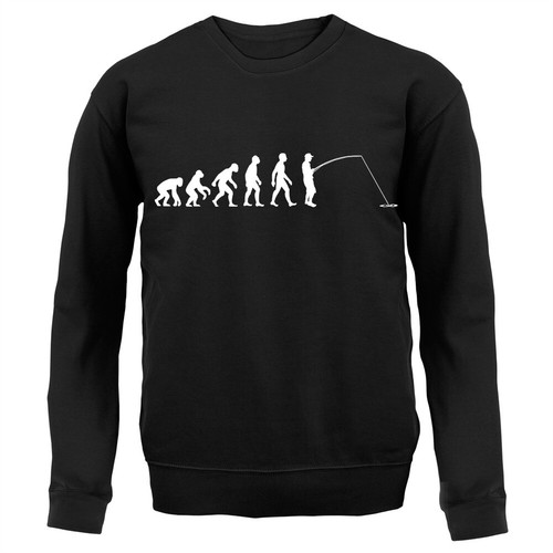 Evolution man fishing - evolution, of