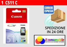 N. 1 CANON CL511 ORIGINALI PIXMA MP260  MX350 MP280 MP 495 MP252 MP282 MP 492