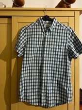 Camicia Ben Sherman Azzurra/Blu Taglia S Manica Corta come nuova