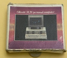 SCATOLA CERINI FIAMMIFERI PUBBLICITARIA Computer Olivetti M20 - No Macintosh