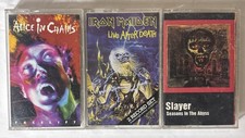 3 Pack Deal ! Heavy Metal / Rock Cassette Tapes FREE SHIPPING