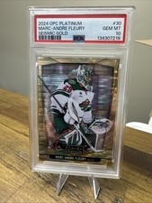 2024-25 O-Pee-Chee Platinum - Marc-Andre Fleury #30 oro sismico /50 PSA 10 🔥🔥