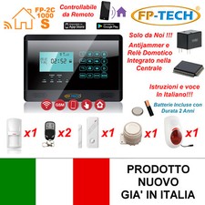 ANTIFURTO ALLARME TOUCH SCREEN CASA KIT COMBINATORE GSM WIRELESS CON SIRENA W03
