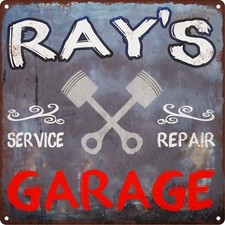 Insegna metallo 12x12 RAY'S