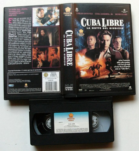 Vhs cuba libre notte del - cuba,