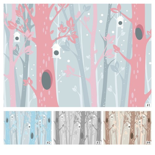 Fotomurale albero foresta - albero,
