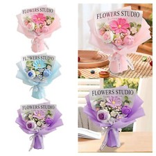 Bouquet di fiori all'uncinetto