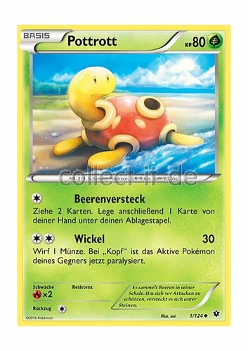 Pokemon 124 pottrott - pokemon, 1/124