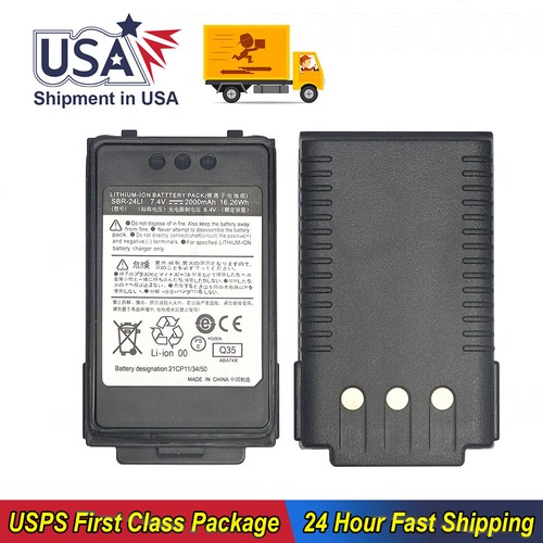 New sbr 24li battery - sbr-24li, yaesu