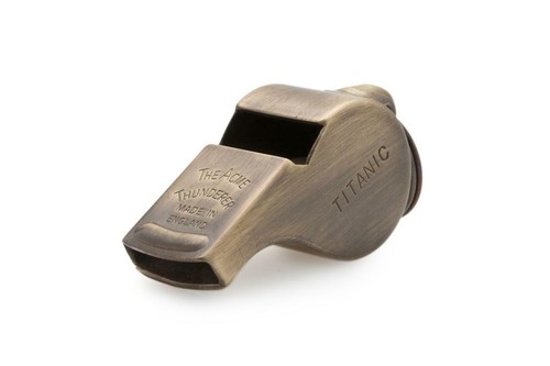Fischietto ottone antico - in,