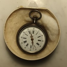 Orologio taschino donna inizio 900 argento 800 funzionante