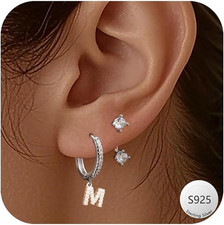 2 Paia Orecchini Cerchio