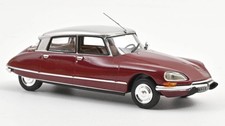 NOREV NV158078 CITROEN DS 23 PALLAS 1972 GRENADE RED AND SILVER 1:43 Modellino