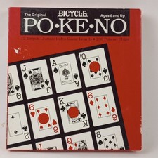 Pokeno PO KE NO Bicycle Poker Keno gioco da tavolo originale vintage gioco famiglia Nite 
