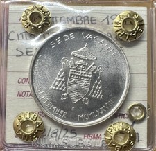 CITTÀ DEL VATICANO SEDE VACANTE 500 LIRE settembre 1978 sigillata FDC SUBALPINA