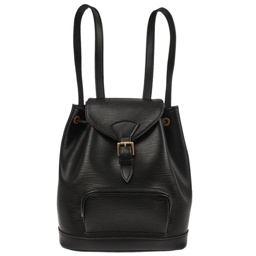 Zaino louis vuitton nero epi - zaino,
