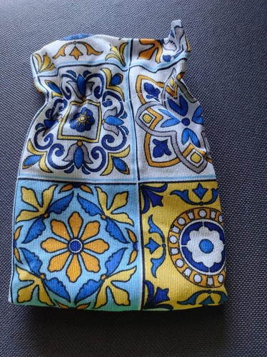 Sacchetto stoffa 13cm nuovo - sacchetto,