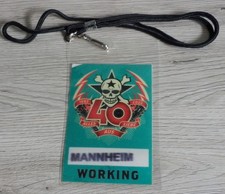 Working Backstage Pass DIE