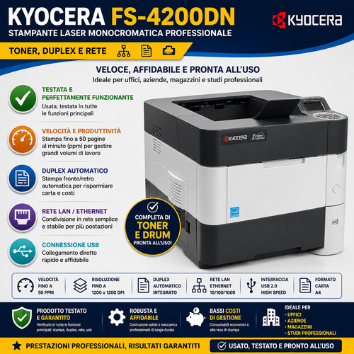 Kyocera fs 4200dn - kyocera, fs-4200dn