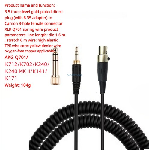 Cavo audio per akg - audio,