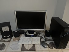PC Asus con monitor Hanns-g, casse Trust (kit completo) +  tastiera e mouse.
