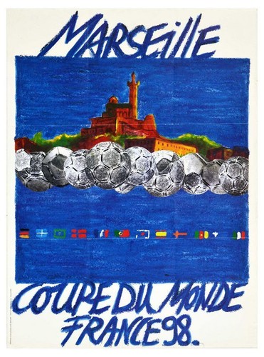 Poster vintage 1998 mondiali - 1998,