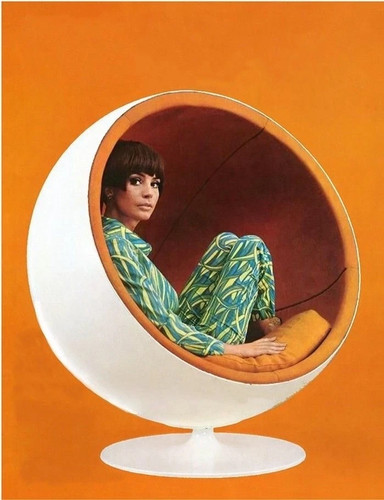 Sedia sfera retrò - sedia,