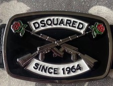 Dsquared2 Cintura cuoio  Nero
