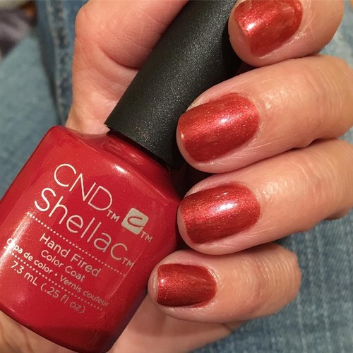 Cnd shellac hand fired ml - hand,