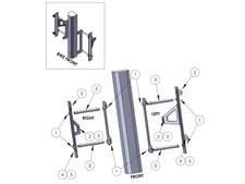 Protezione radiatore alluminio