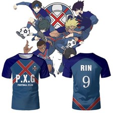 Maglia da Calcio Blu Blocco P