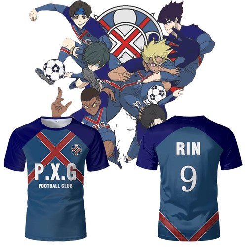 Maglia calcio blu - blu, blocco