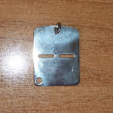Piastrina identificazione in