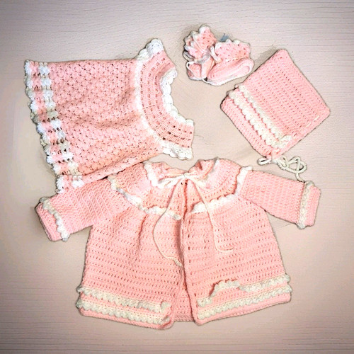 Maglione all uncinetto rosa - maglione, e