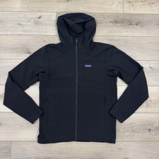 Patagonia R1 Giacca con Cappuccio Uomo Medium Nero TechFace Full Zip Outdoor