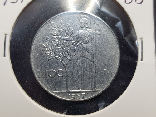 Moneta 100 lire - lire, minerva