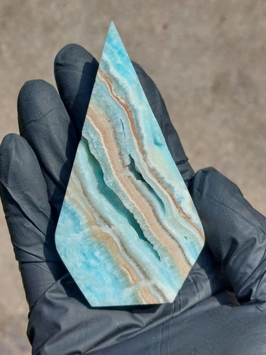 Hemimorphite druzy teardrop - hemimorphite,