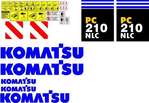 Komatsu 210 serie - 210, adesivi