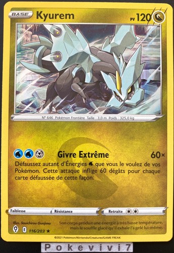 Carte pokemon kyurem 116 203 - pokemon,