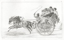 CALESSE NAPOLETANO, incisione