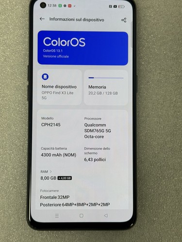 Oppo find lite cph2145 - x3, 5g