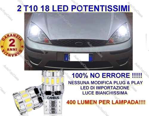 Coppia luci posizione - t10, 18