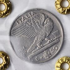 ITALIA 50 Centesimi Impero 1936 XIV Rara - Periziata BB/BB+
