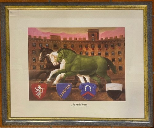 Fernando botero drappellone - fernando,
