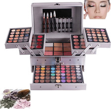 Set Palette 132 Colori per Makeup Cosmetici Professionali, Palette Di Ombretti, 