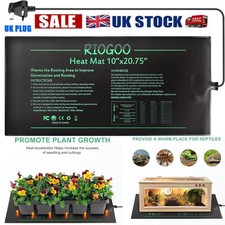 Tappetino riscaldante per piantine semi germinazione starter germoglio pianta clonazione serra UK