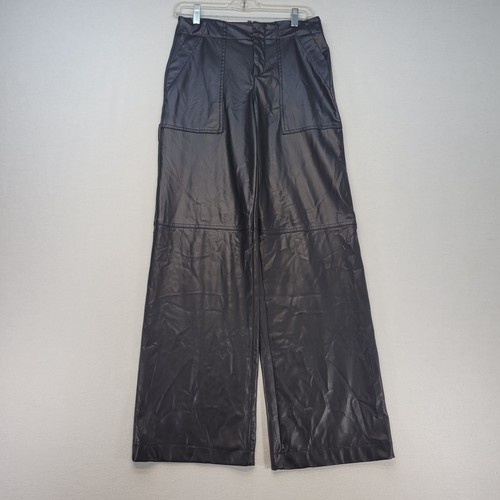 Pantalone zara ecopelle - ecopelle, donna